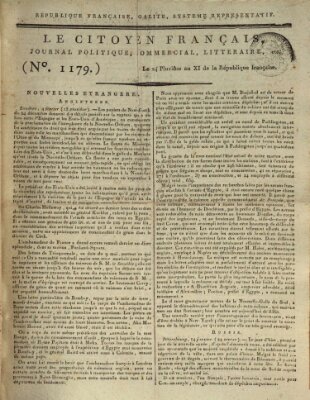 Le citoyen français Sonntag 13. Februar 1803