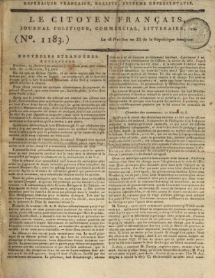 Le citoyen français Donnerstag 17. Februar 1803