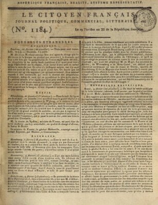 Le citoyen français Freitag 18. Februar 1803