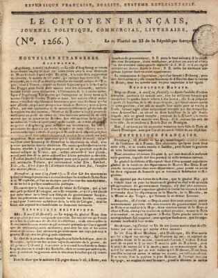 Le citoyen français Mittwoch 11. Mai 1803