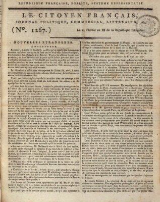 Le citoyen français Donnerstag 12. Mai 1803