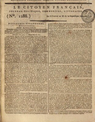 Le citoyen français Donnerstag 2. Juni 1803