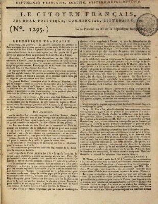 Le citoyen français Donnerstag 9. Juni 1803