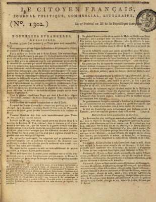 Le citoyen français Donnerstag 16. Juni 1803