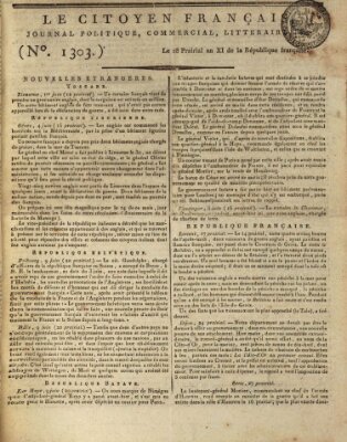 Le citoyen français Freitag 17. Juni 1803