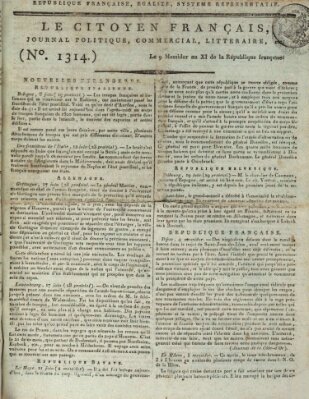 Le citoyen français Dienstag 28. Juni 1803