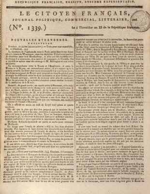 Le citoyen français Samstag 23. Juli 1803