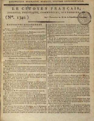 Le citoyen français Sonntag 24. Juli 1803