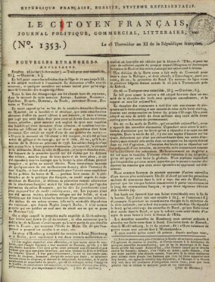 Le citoyen français Samstag 6. August 1803