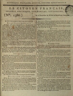 Le citoyen français Donnerstag 8. September 1803