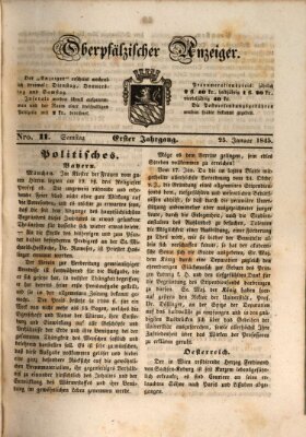 Oberpfälzer Anzeiger Samstag 25. Januar 1845