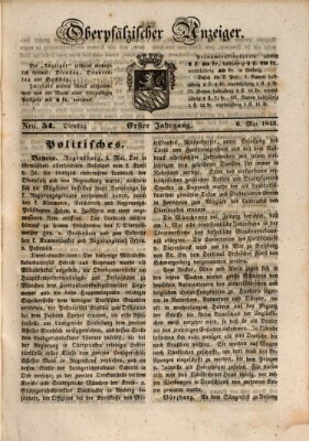 Oberpfälzer Anzeiger Dienstag 6. Mai 1845