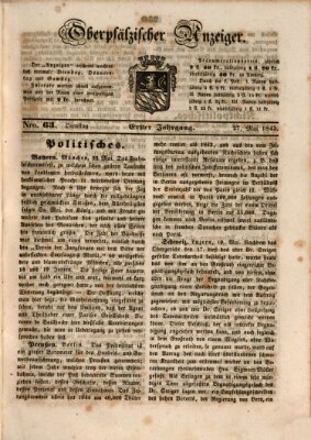 Oberpfälzer Anzeiger Dienstag 27. Mai 1845