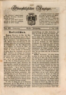 Oberpfälzer Anzeiger Donnerstag 5. Juni 1845