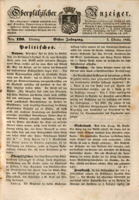 Oberpfälzer Anzeiger Dienstag 7. Oktober 1845