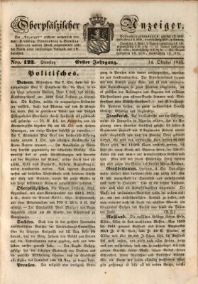 Oberpfälzer Anzeiger Dienstag 14. Oktober 1845