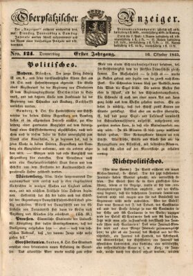 Oberpfälzer Anzeiger Donnerstag 16. Oktober 1845