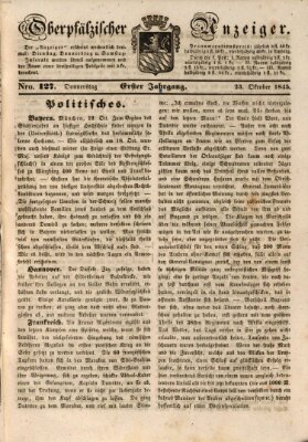 Oberpfälzer Anzeiger Donnerstag 23. Oktober 1845