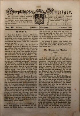 Oberpfälzer Anzeiger Dienstag 13. Oktober 1846