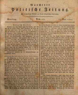 Münchener politische Zeitung (Süddeutsche Presse) Montag 11. Mai 1807