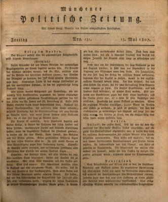 Münchener politische Zeitung (Süddeutsche Presse) Freitag 15. Mai 1807