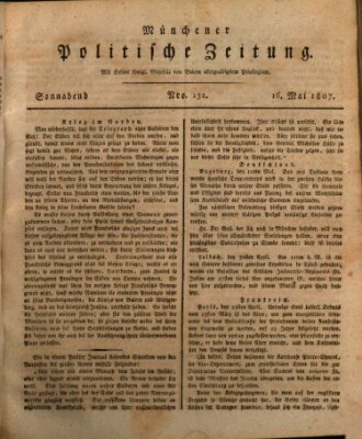 Münchener politische Zeitung (Süddeutsche Presse) Samstag 16. Mai 1807