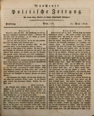 Münchener politische Zeitung (Süddeutsche Presse) Freitag 20. Mai 1808