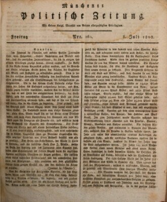 Münchener politische Zeitung (Süddeutsche Presse) Freitag 8. Juli 1808