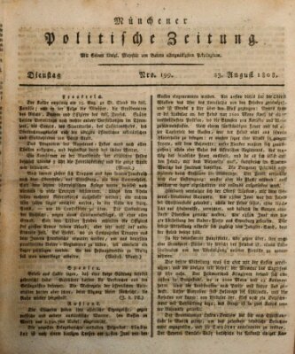 Münchener politische Zeitung (Süddeutsche Presse) Dienstag 23. August 1808