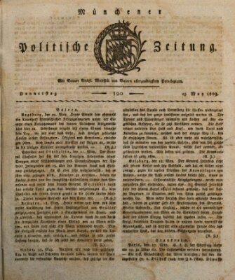 Münchener politische Zeitung (Süddeutsche Presse) Donnerstag 25. Mai 1809