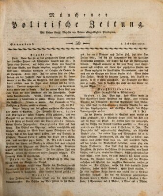 Münchener politische Zeitung (Süddeutsche Presse) Samstag 3. Februar 1810