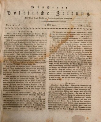 Münchener politische Zeitung (Süddeutsche Presse) Samstag 10. März 1810