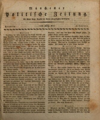 Münchener politische Zeitung (Süddeutsche Presse) Freitag 20. Juli 1810