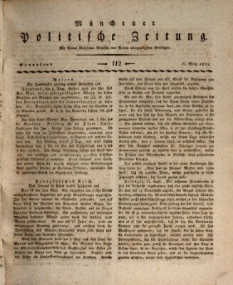 Münchener politische Zeitung (Süddeutsche Presse) Samstag 11. Mai 1811