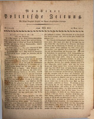 Münchener politische Zeitung (Süddeutsche Presse) Mittwoch 15. Mai 1811