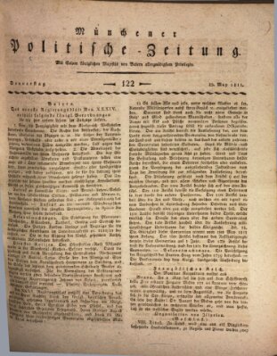 Münchener politische Zeitung (Süddeutsche Presse) Donnerstag 23. Mai 1811