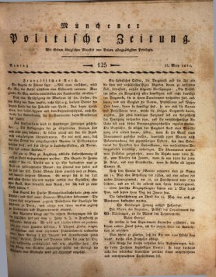 Münchener politische Zeitung (Süddeutsche Presse) Montag 27. Mai 1811