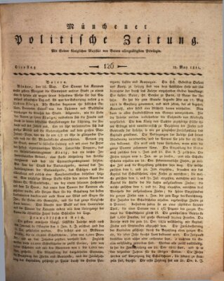 Münchener politische Zeitung (Süddeutsche Presse) Dienstag 28. Mai 1811