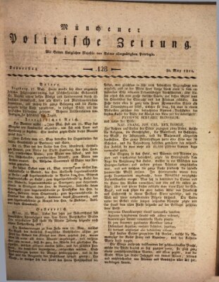 Münchener politische Zeitung (Süddeutsche Presse) Donnerstag 30. Mai 1811