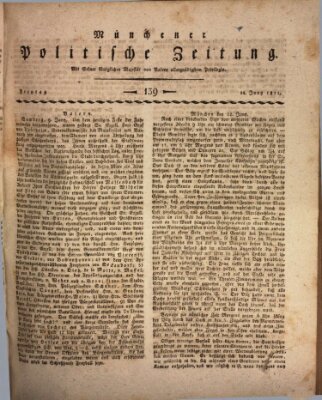 Münchener politische Zeitung (Süddeutsche Presse) Freitag 14. Juni 1811