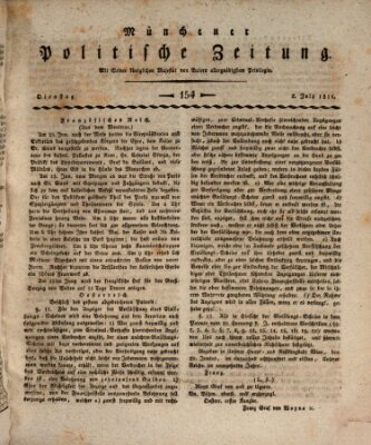 Münchener politische Zeitung (Süddeutsche Presse) Dienstag 2. Juli 1811