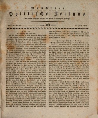 Münchener politische Zeitung (Süddeutsche Presse) Samstag 13. Juli 1811