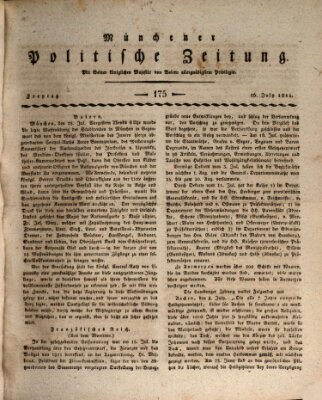 Münchener politische Zeitung (Süddeutsche Presse) Freitag 26. Juli 1811