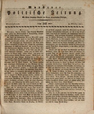 Münchener politische Zeitung (Süddeutsche Presse) Samstag 19. Oktober 1811