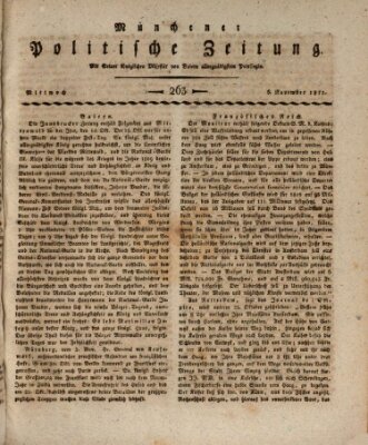 Münchener politische Zeitung (Süddeutsche Presse) Mittwoch 6. November 1811