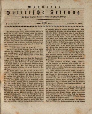 Münchener politische Zeitung (Süddeutsche Presse) Samstag 14. Dezember 1811