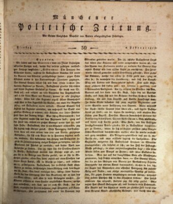 Münchener politische Zeitung (Süddeutsche Presse) Dienstag 4. Februar 1812