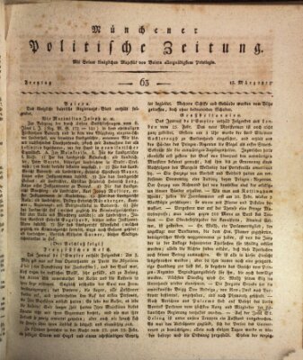 Münchener politische Zeitung (Süddeutsche Presse) Freitag 13. März 1812