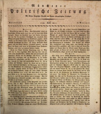 Münchener politische Zeitung (Süddeutsche Presse) Samstag 30. Mai 1812