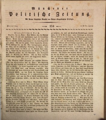 Münchener politische Zeitung (Süddeutsche Presse) Freitag 2. Oktober 1812